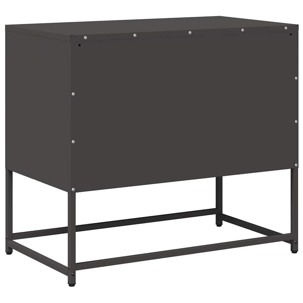 Dulap TV, negru, 68x39x60,5 cm, oțel GartenMobel Dekor
