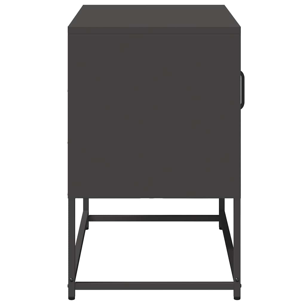 Dulap TV, negru, 68x39x60,5 cm, oțel GartenMobel Dekor
