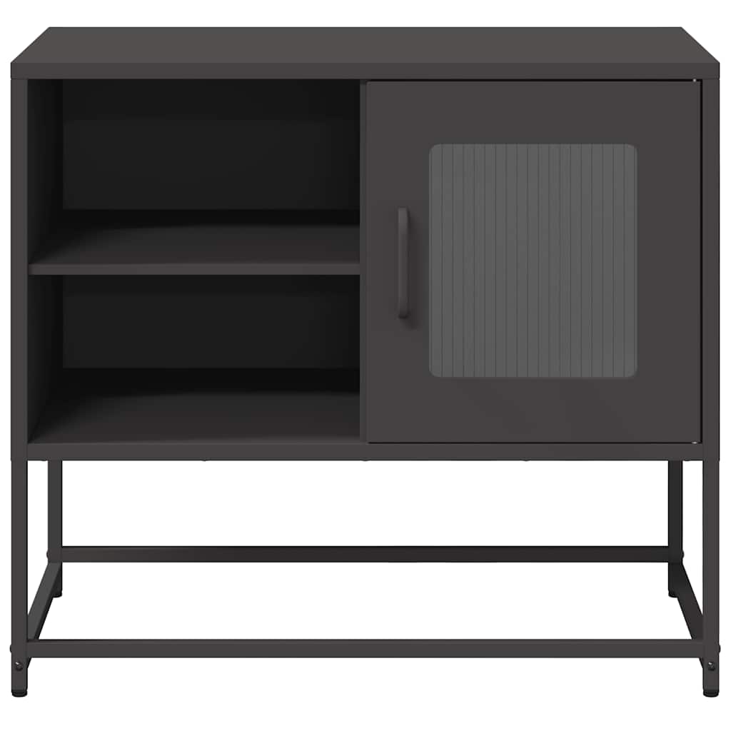 Dulap TV, negru, 68x39x60,5 cm, oțel GartenMobel Dekor