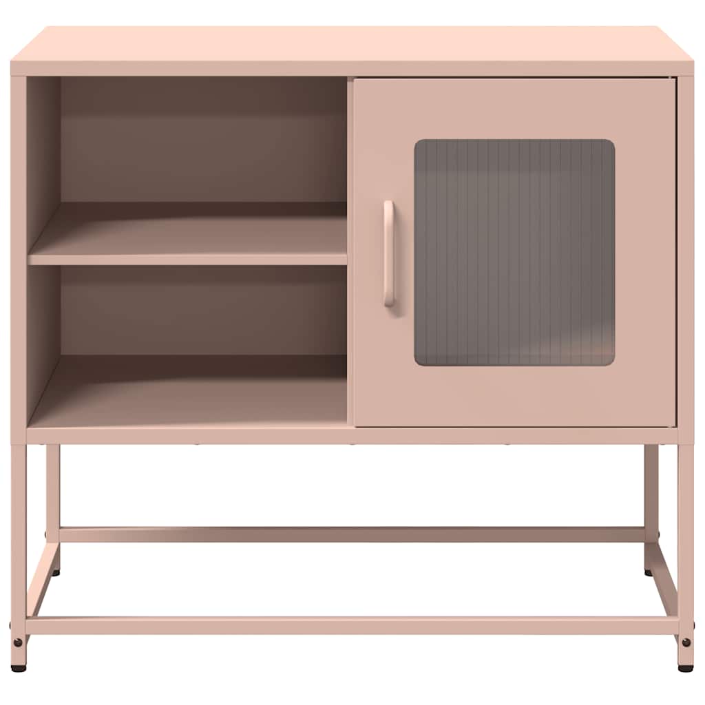 Dulap TV, roz, 68x39x60,5 cm, oțel GartenMobel Dekor