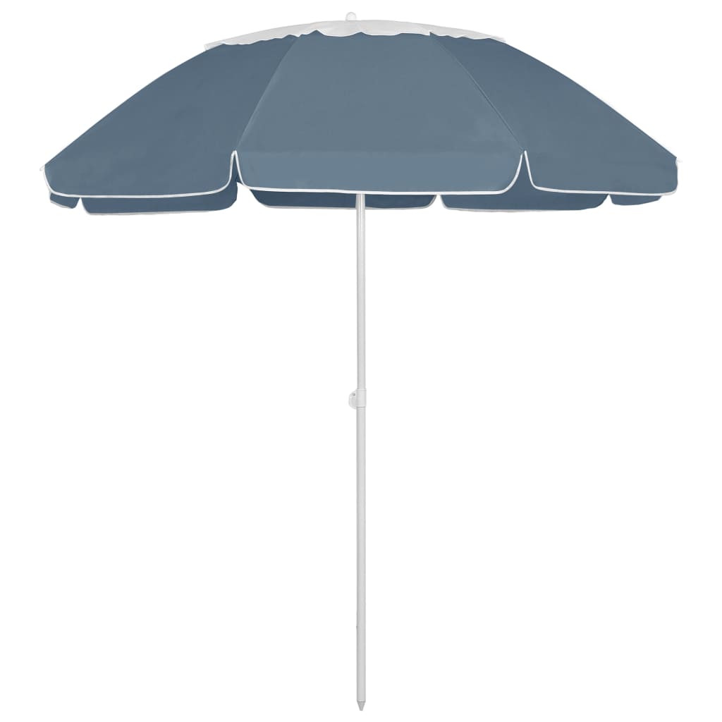 Umbrelă de soare de plajă, albastru, 300 cm GartenMobel Dekor