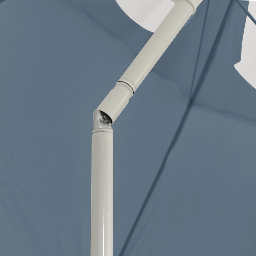 Umbrelă de soare de plajă, albastru, 300 cm GartenMobel Dekor