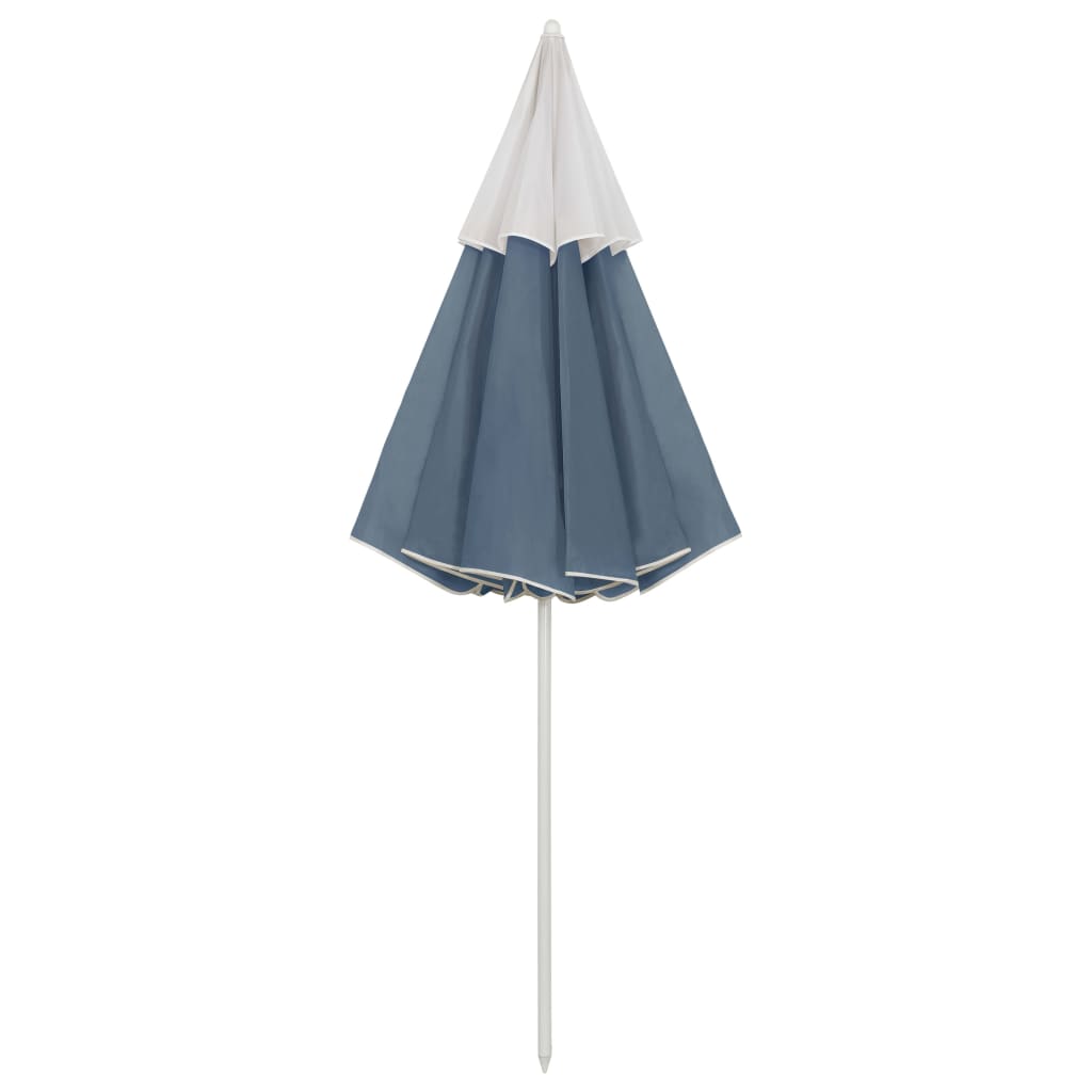 Umbrelă de soare de plajă, albastru, 300 cm GartenMobel Dekor