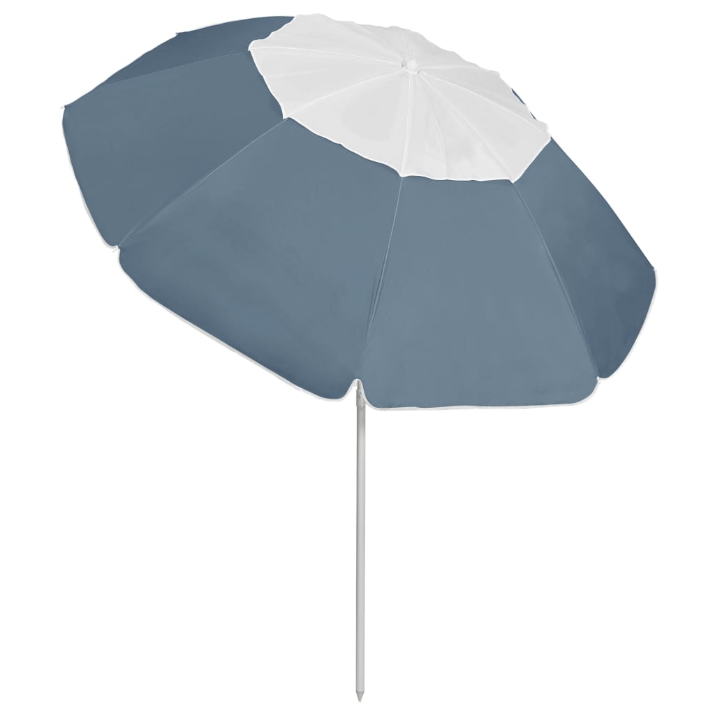 Umbrelă de soare de plajă, albastru, 300 cm GartenMobel Dekor