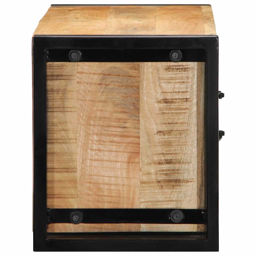 Dulap TV 80x30x35 cm lemn masiv de mango GartenMobel Dekor