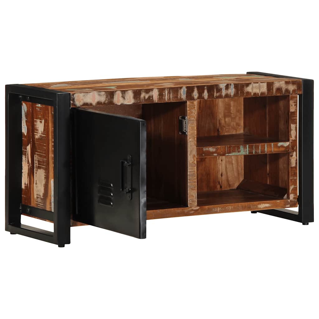 Dulap TV 80x30x40 cm lemn masiv recuperat GartenMobel Dekor