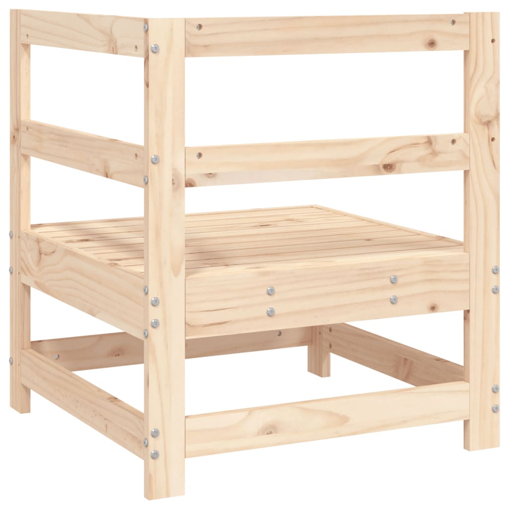 Canapea de colț pentru grădină, lemn masiv de pin GartenMobel Dekor