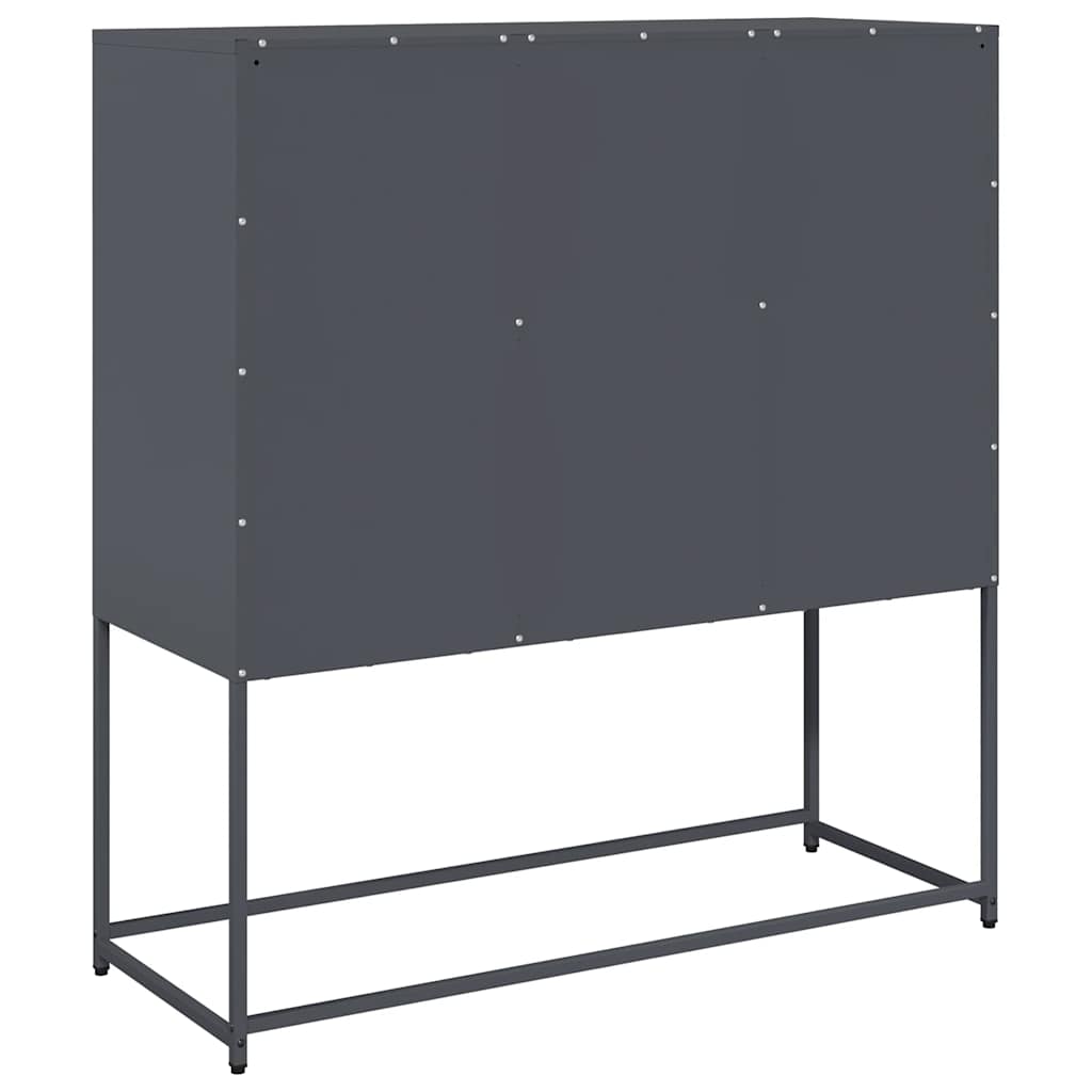Dulap, antracit, 100,5x39x107 cm, oțel laminat la rece GartenMobel Dekor