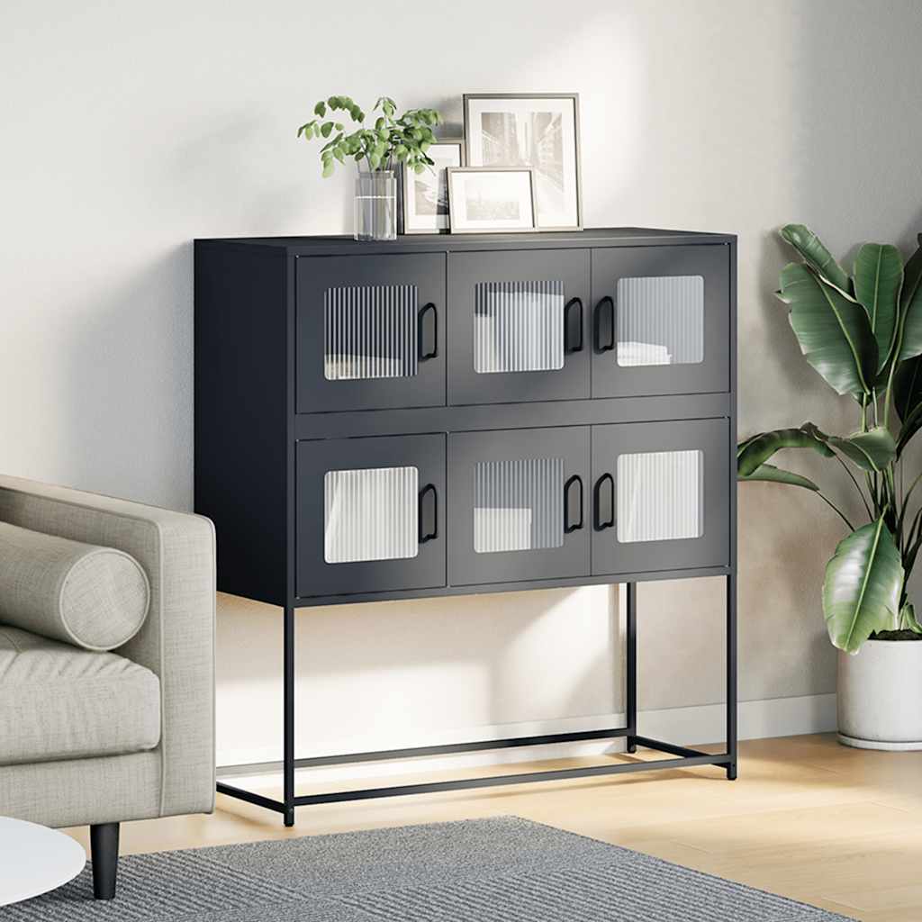 Dulap, antracit, 100,5x39x107 cm, oțel laminat la rece GartenMobel Dekor