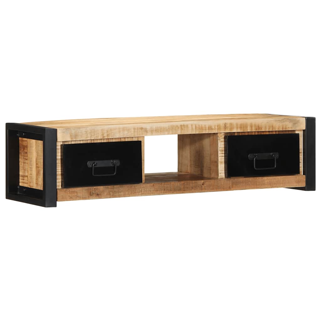 Dulap TV 100x30x25 cm lemn masiv de mango GartenMobel Dekor