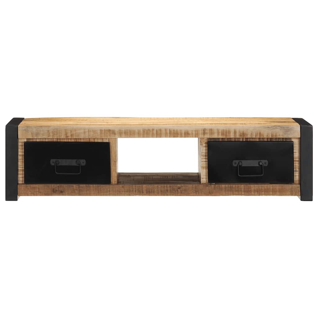 Dulap TV 100x30x25 cm lemn masiv de mango GartenMobel Dekor