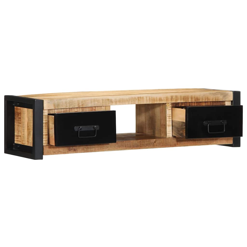 Dulap TV 100x30x25 cm lemn masiv de mango GartenMobel Dekor