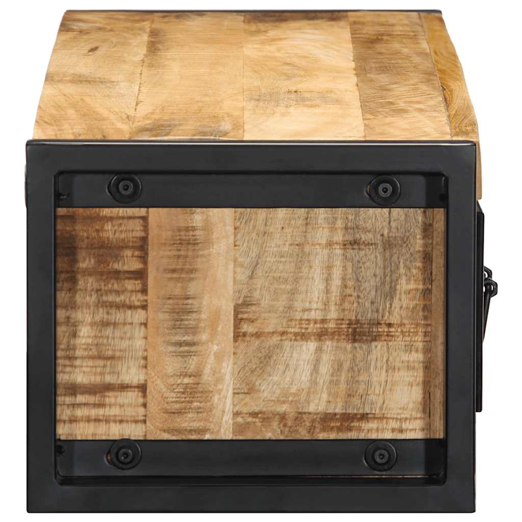 Dulap TV 100x30x25 cm lemn masiv de mango GartenMobel Dekor
