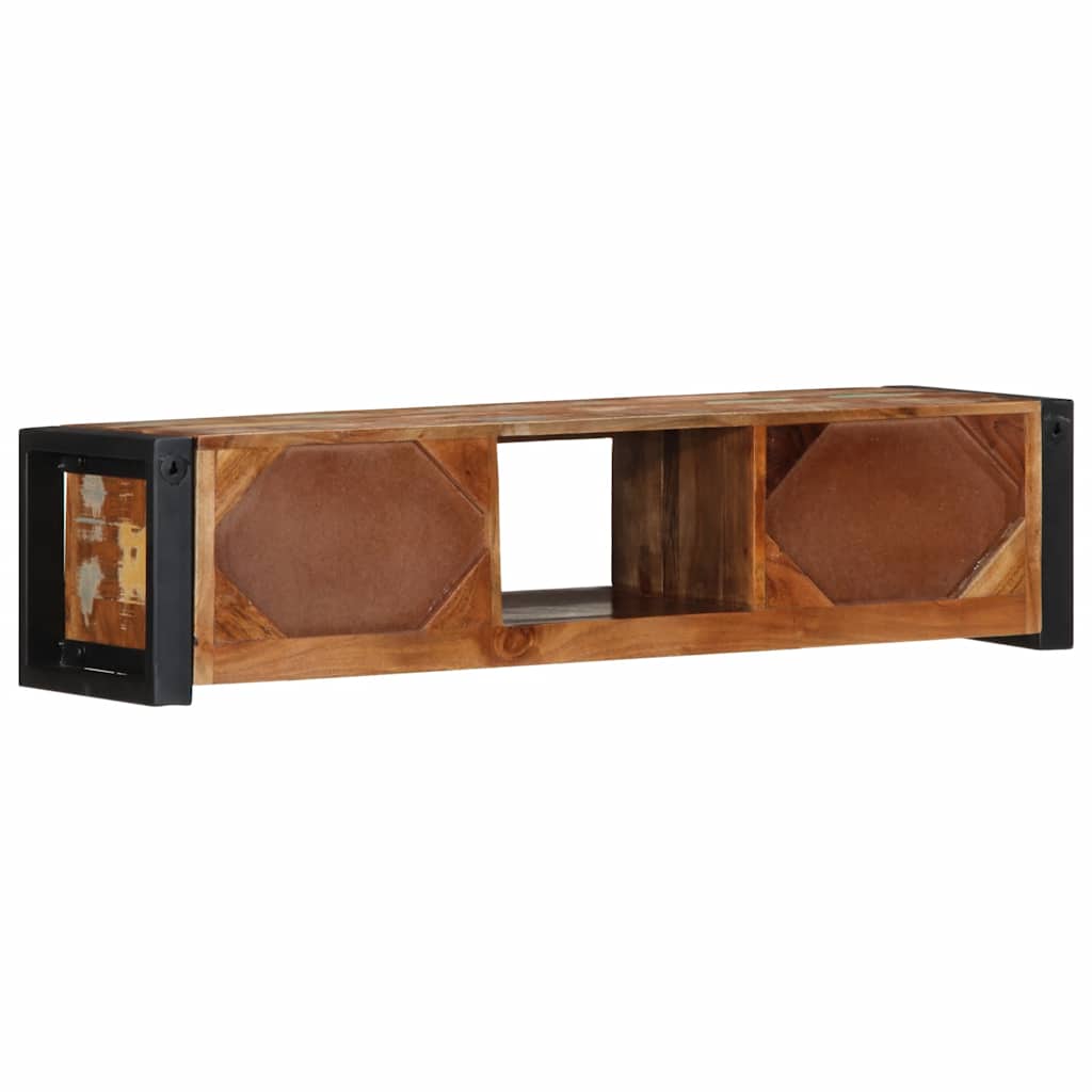 Dulap TV 100x30x25 cm lemn masiv recuperat GartenMobel Dekor