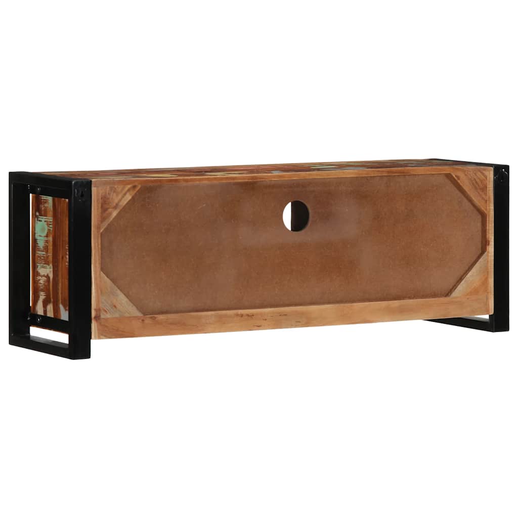 Dulap TV 100x30x35 cm lemn masiv recuperat GartenMobel Dekor
