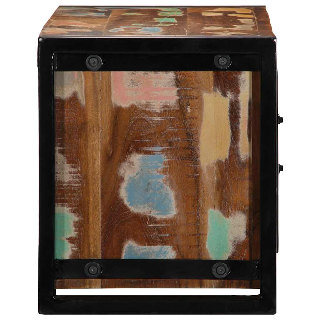 Dulap TV 80x30x35 cm lemn masiv recuperat GartenMobel Dekor