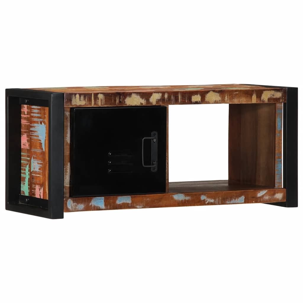 Dulap TV 80x30x35 cm lemn masiv recuperat GartenMobel Dekor