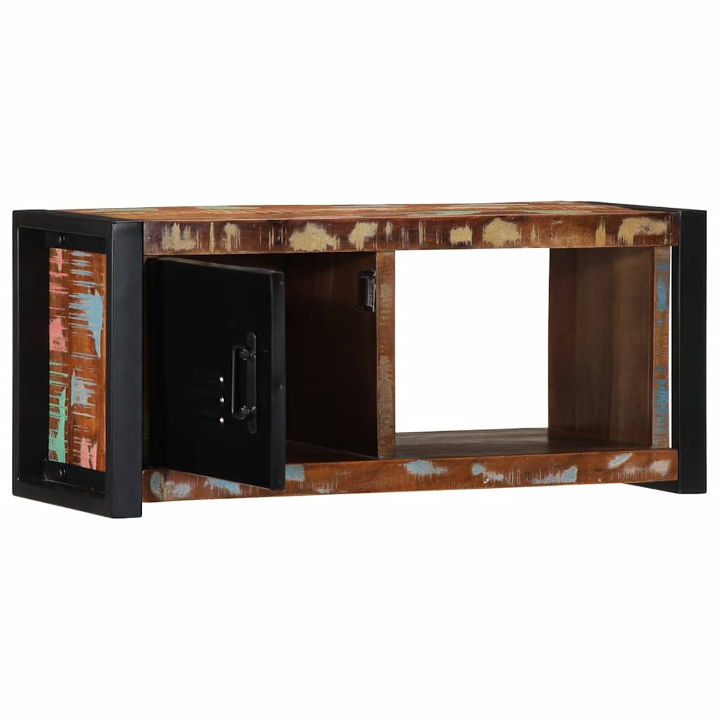 Dulap TV 80x30x35 cm lemn masiv recuperat GartenMobel Dekor