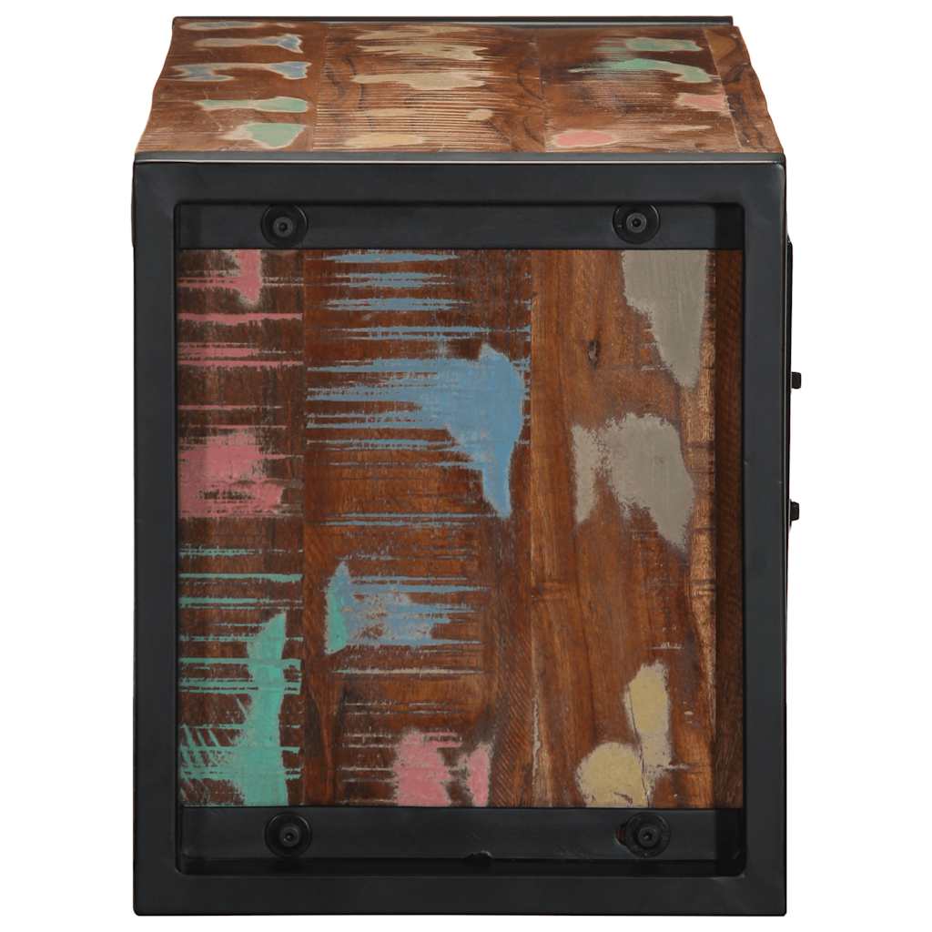 Dulap TV 80x30x35 cm lemn masiv recuperat GartenMobel Dekor