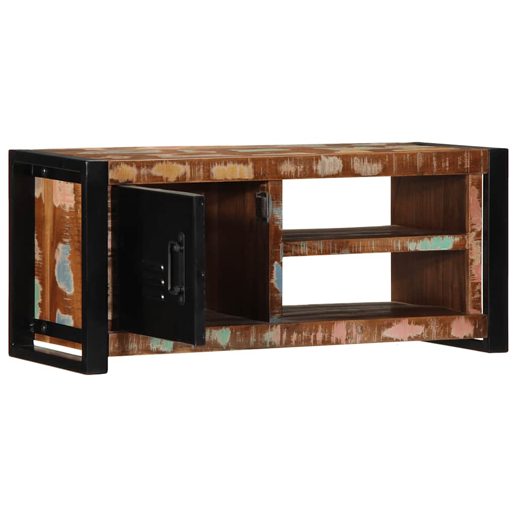 Dulap TV 80x30x35 cm lemn masiv recuperat GartenMobel Dekor