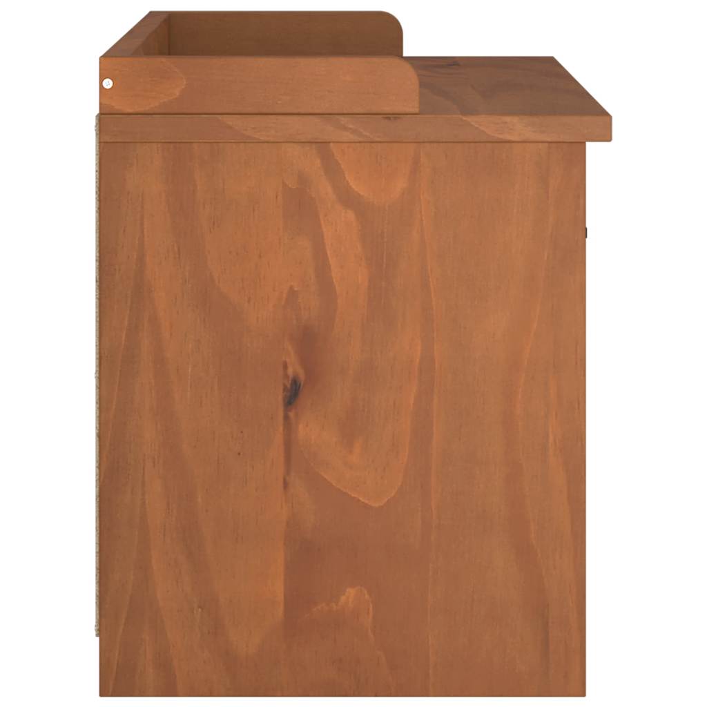 Bancă pentru hol „SANDNES” 87x40x50 cm din lemn masiv de pin GartenMobel Dekor