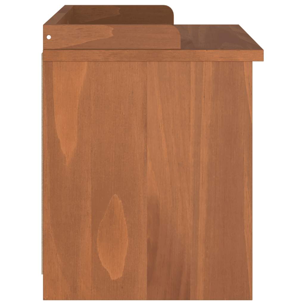 Bancă pentru hol „SANDNES” 87x40x50 cm din lemn masiv de pin GartenMobel Dekor