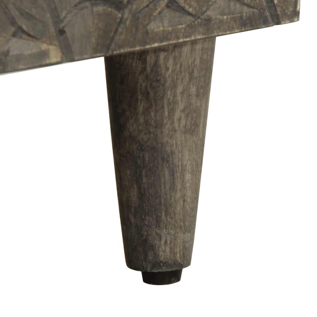Bufete 3 piese gri deschis 60x33,5x75 cm lemn masiv de mango GartenMobel Dekor