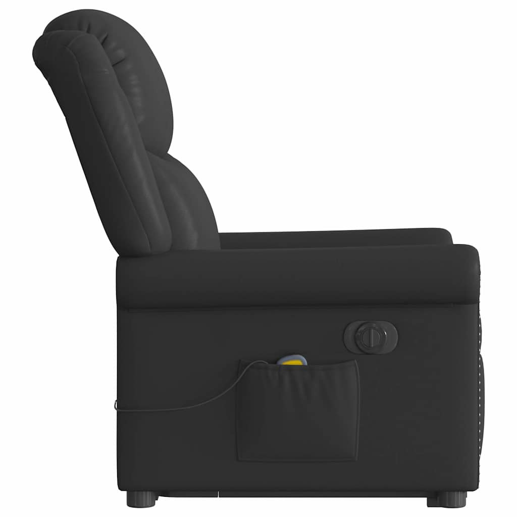 Scaun electric pentru masaj în picioare neagră lucioasă GartenMobel Dekor