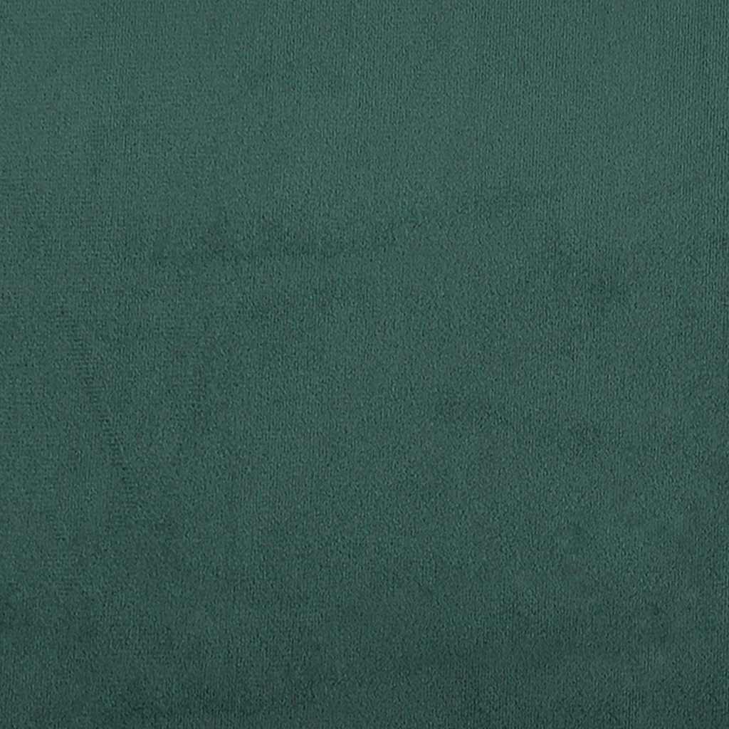 Pat box spring cu saltea, verde închis, 80x220 cm, catifea GartenMobel Dekor