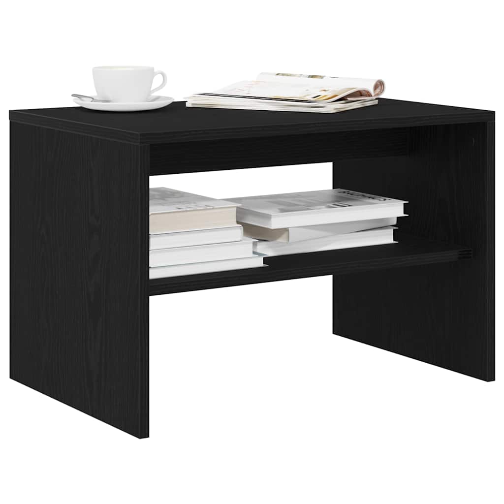 Dulap TV Stejar Negru 60x40x40 cm Lemn prelucrat GartenMobel Dekor