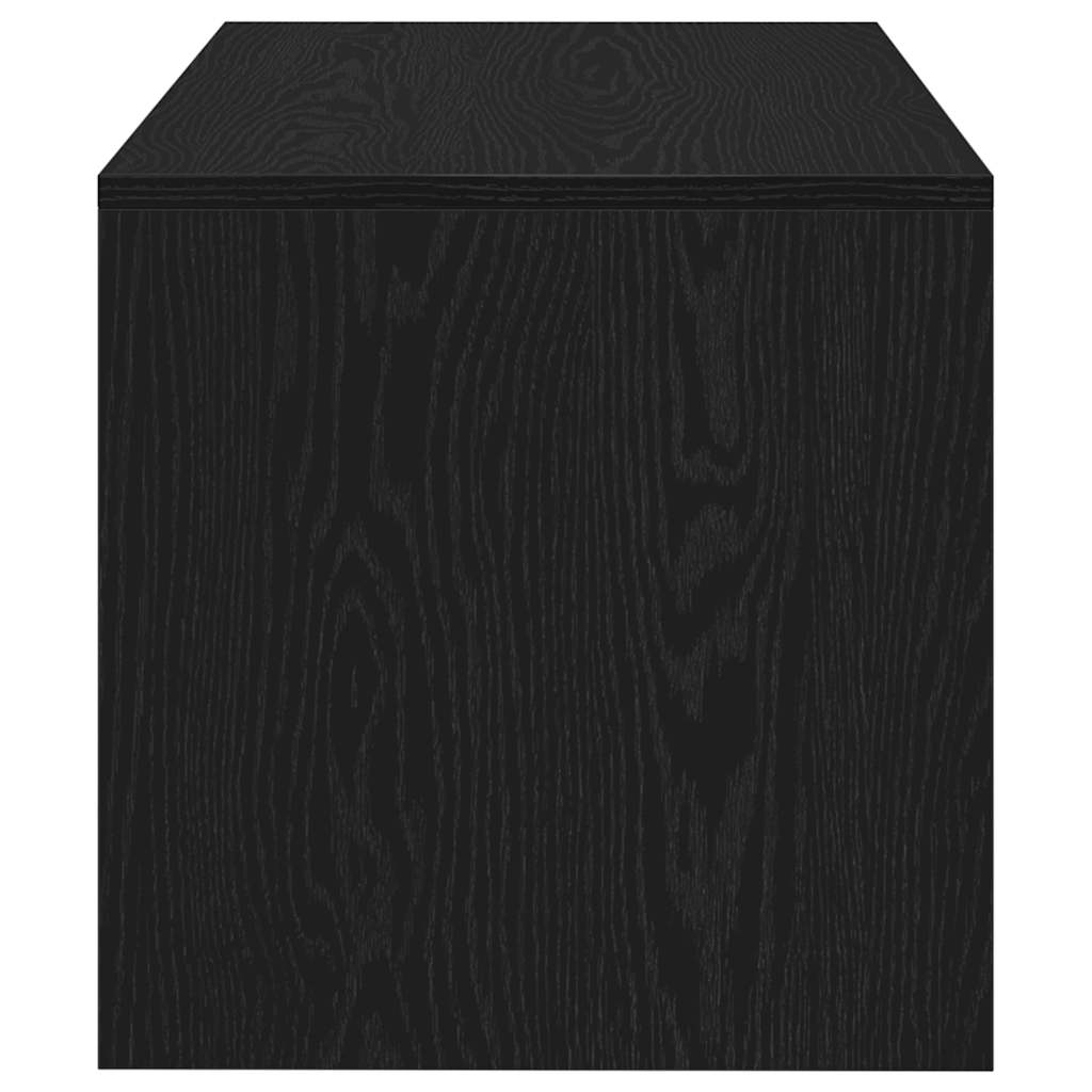 Dulap TV Stejar Negru 60x40x40 cm Lemn prelucrat GartenMobel Dekor