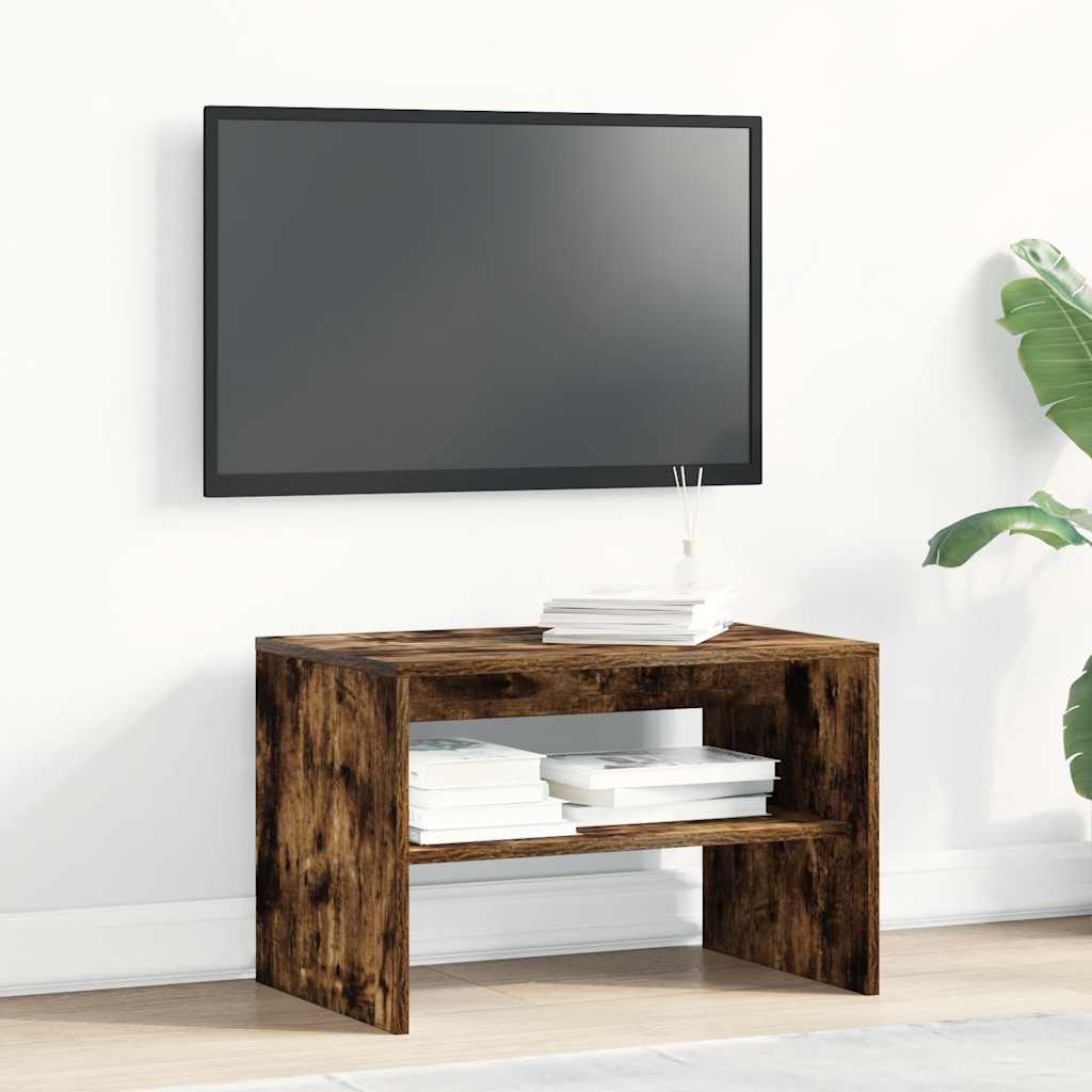 Dulap TV Stejar afumat 60x40x40 cm Lemn prelucrat GartenMobel Dekor