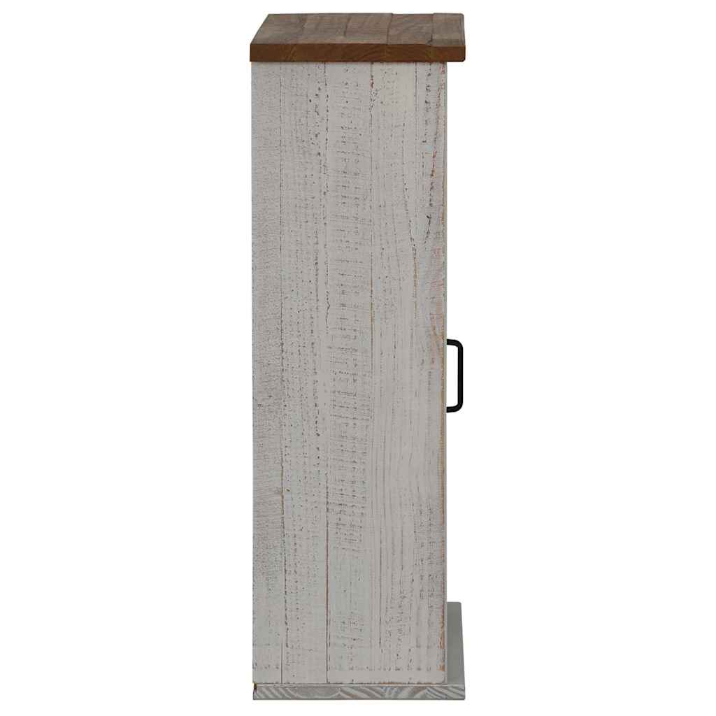 Dulap suspendat HALDEN cu ușă glisantă alb 49x22,5x70 cm pin GartenMobel Dekor