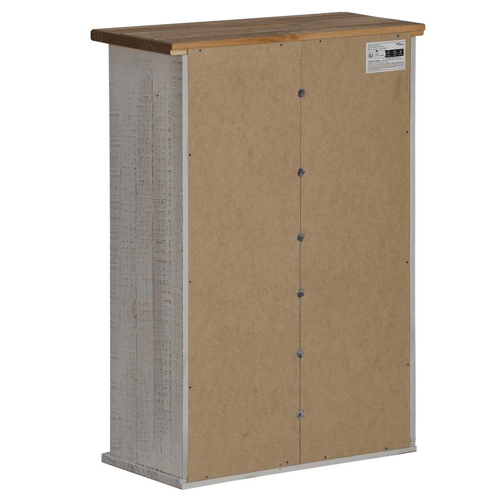 Dulap suspendat HALDEN cu ușă glisantă alb 49x22,5x70 cm pin GartenMobel Dekor