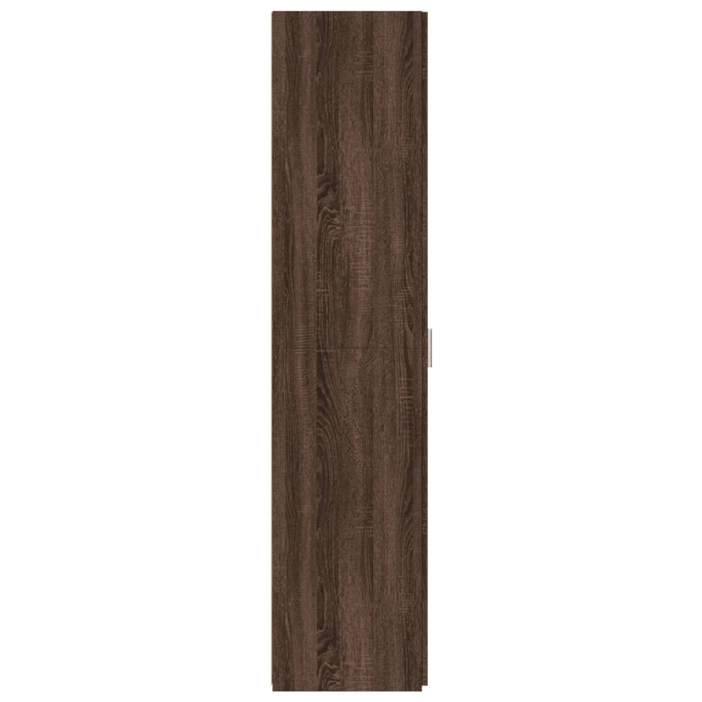 Dulap înalt, stejar maro, 45x42,5x185 cm, lemn prelucrat GartenMobel Dekor