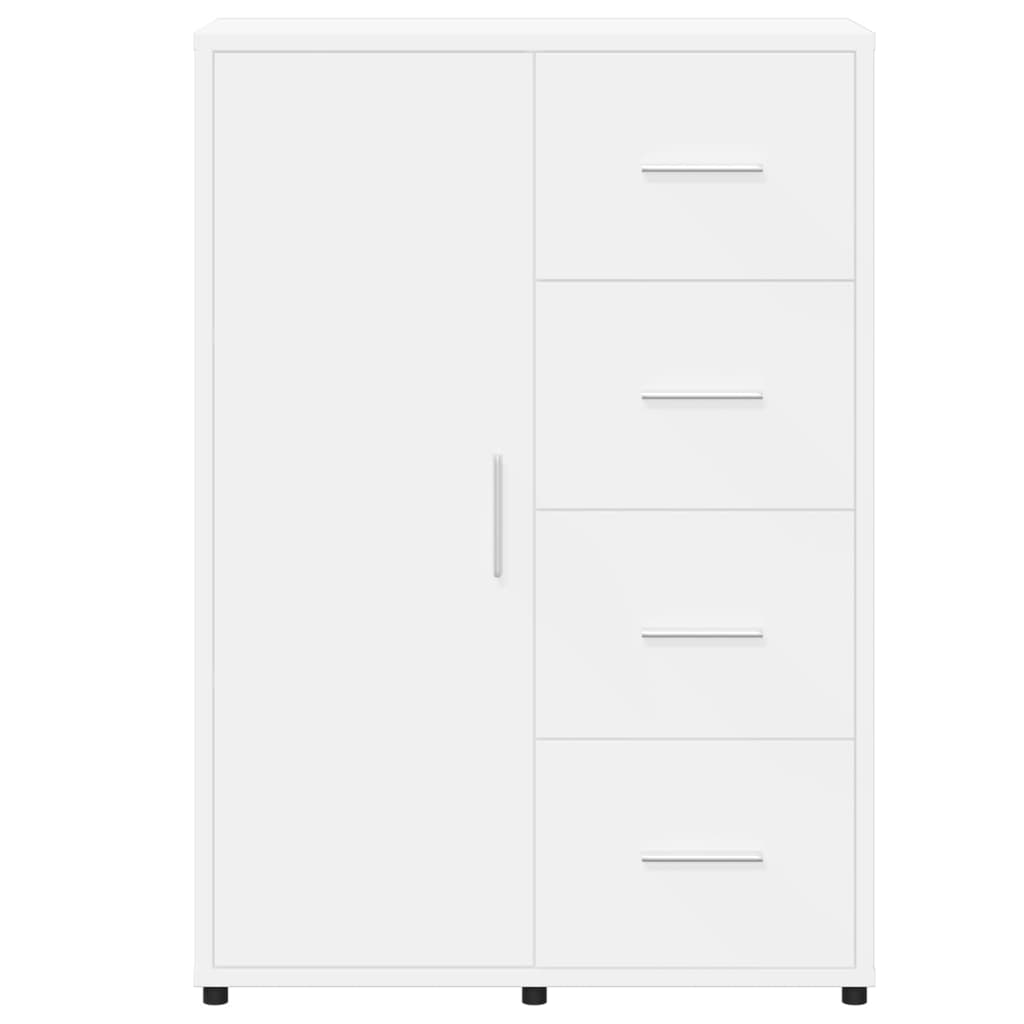 Dulapuri, 2 buc., alb, 60x31x84 cm, lemn prelucrat GartenMobel Dekor
