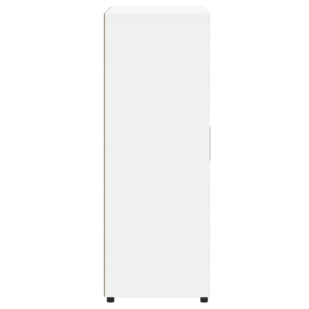 Dulapuri, 2 buc., alb, 60x31x84 cm, lemn prelucrat GartenMobel Dekor