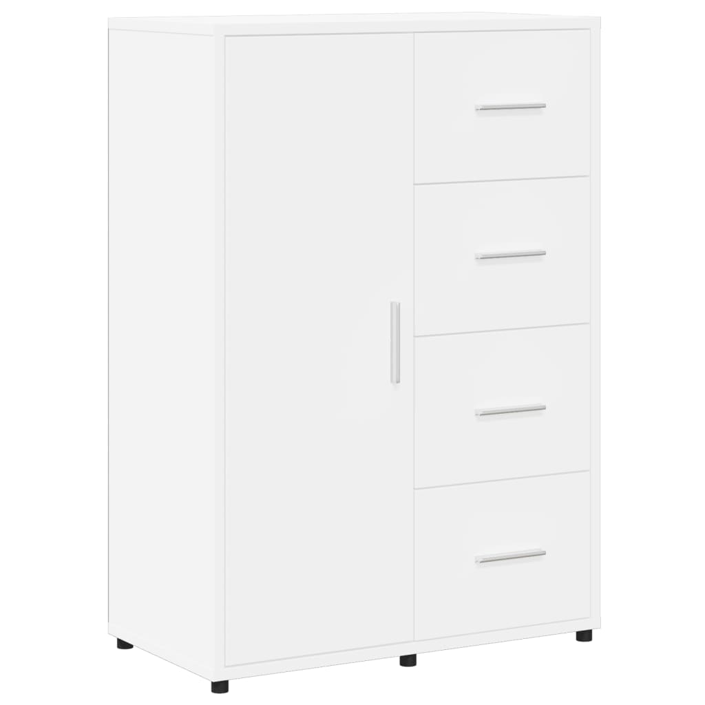 Dulapuri, 2 buc., alb, 60x31x84 cm, lemn prelucrat GartenMobel Dekor