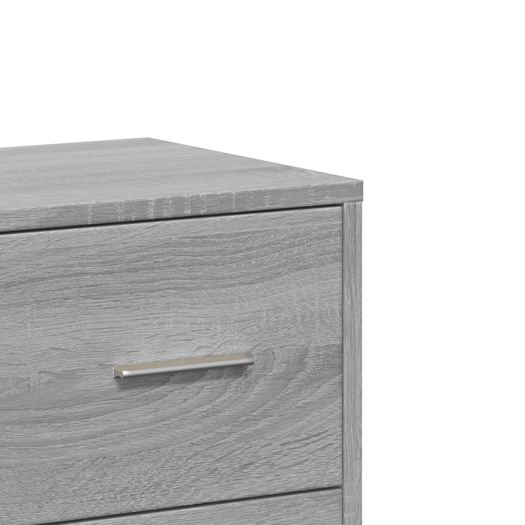 Dulapuri, 2 buc., gri sonoma, 60x31x84 cm, lemn prelucrat GartenMobel Dekor