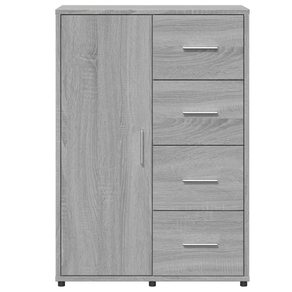Dulapuri, 2 buc., gri sonoma, 60x31x84 cm, lemn prelucrat GartenMobel Dekor