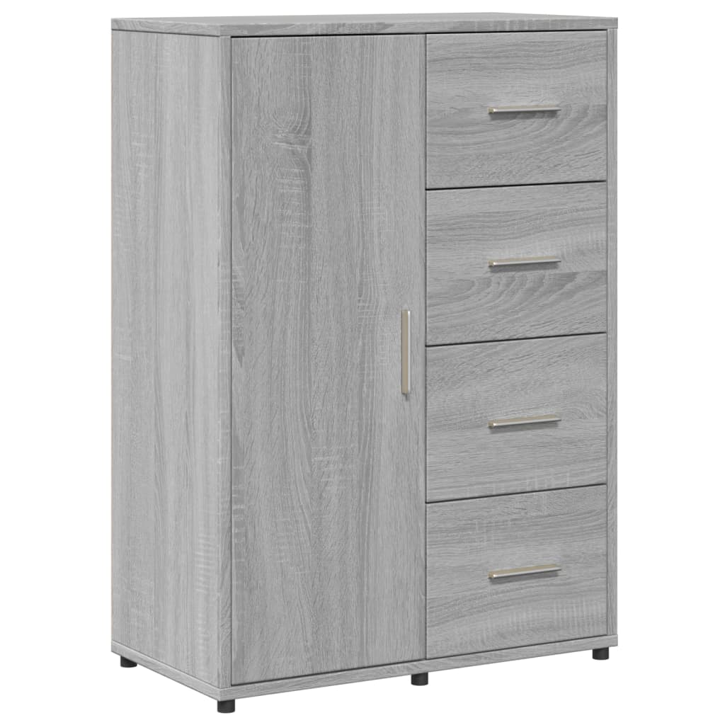 Dulapuri, 2 buc., gri sonoma, 60x31x84 cm, lemn prelucrat GartenMobel Dekor