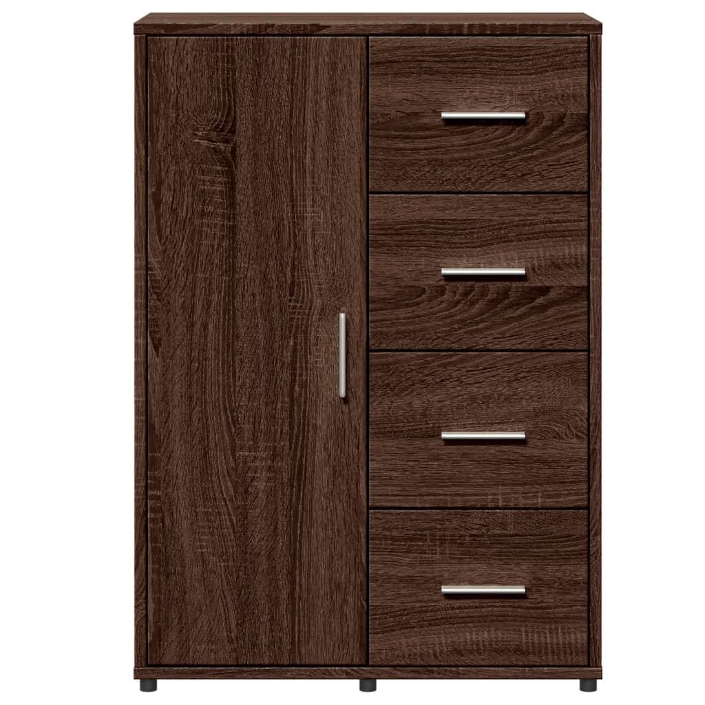 Dulapuri, 2 buc., stejar maro, 60x31x84cm, lemn prelucrat GartenMobel Dekor