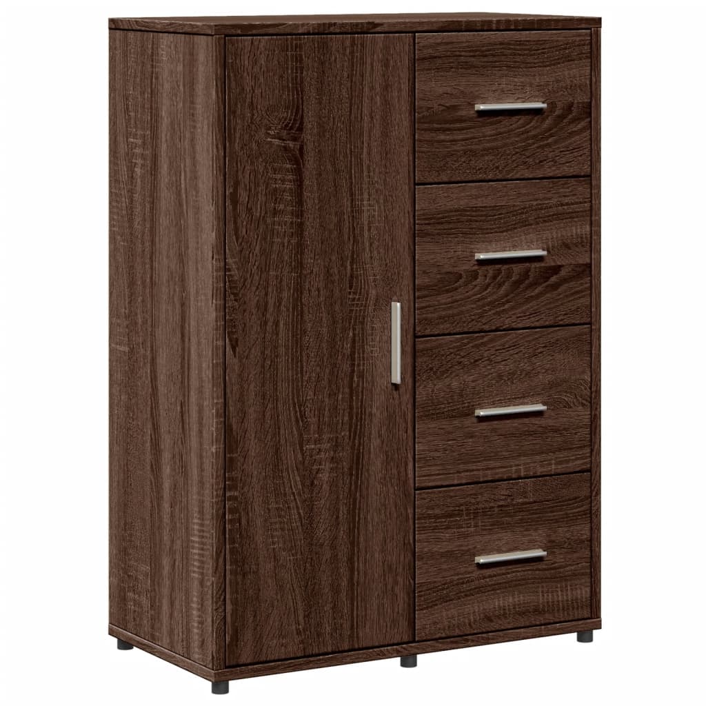 Dulapuri, 2 buc., stejar maro, 60x31x84cm, lemn prelucrat GartenMobel Dekor