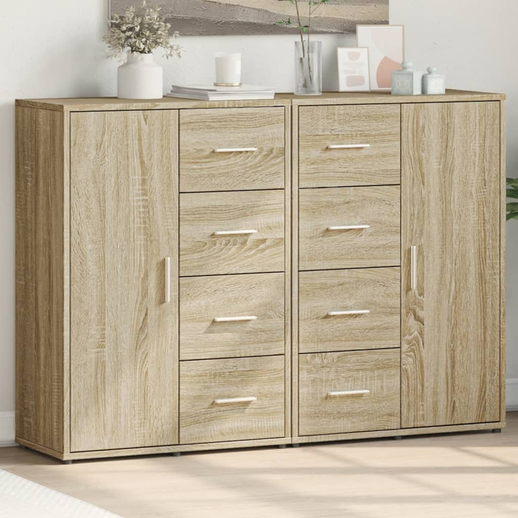 Dulapuri, 2 buc., stejar sonoma, 60x31x84 cm, lemn prelucrat GartenMobel Dekor