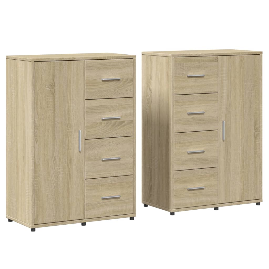 Dulapuri, 2 buc., stejar sonoma, 60x31x84 cm, lemn prelucrat GartenMobel Dekor