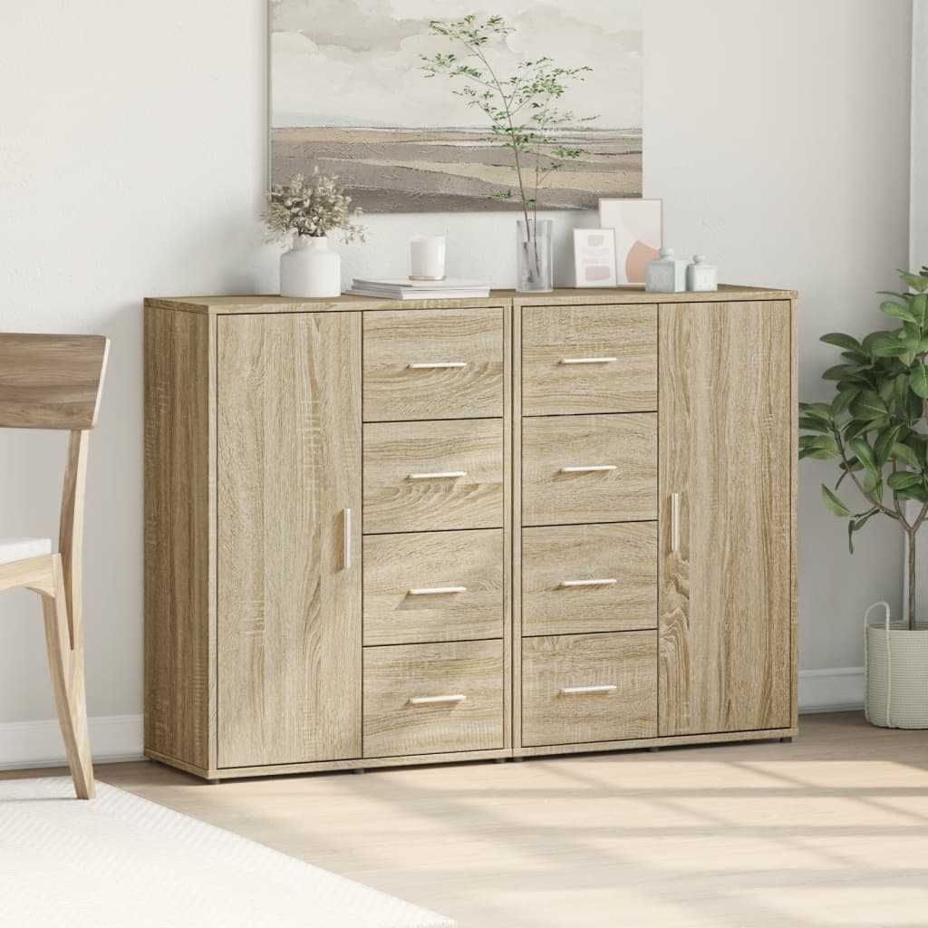Dulapuri, 2 buc., stejar sonoma, 60x31x84 cm, lemn prelucrat GartenMobel Dekor