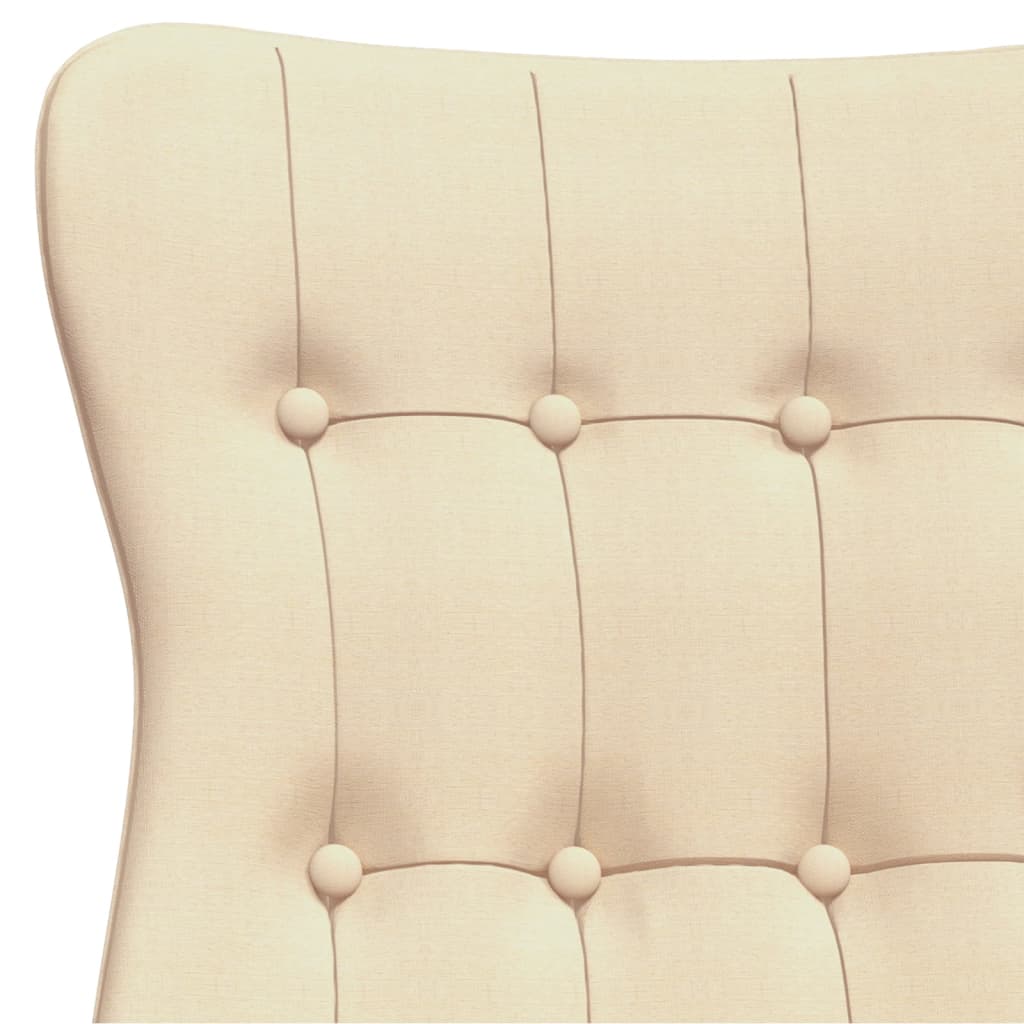 Scaun de relaxare, crem, material textil GartenMobel Dekor