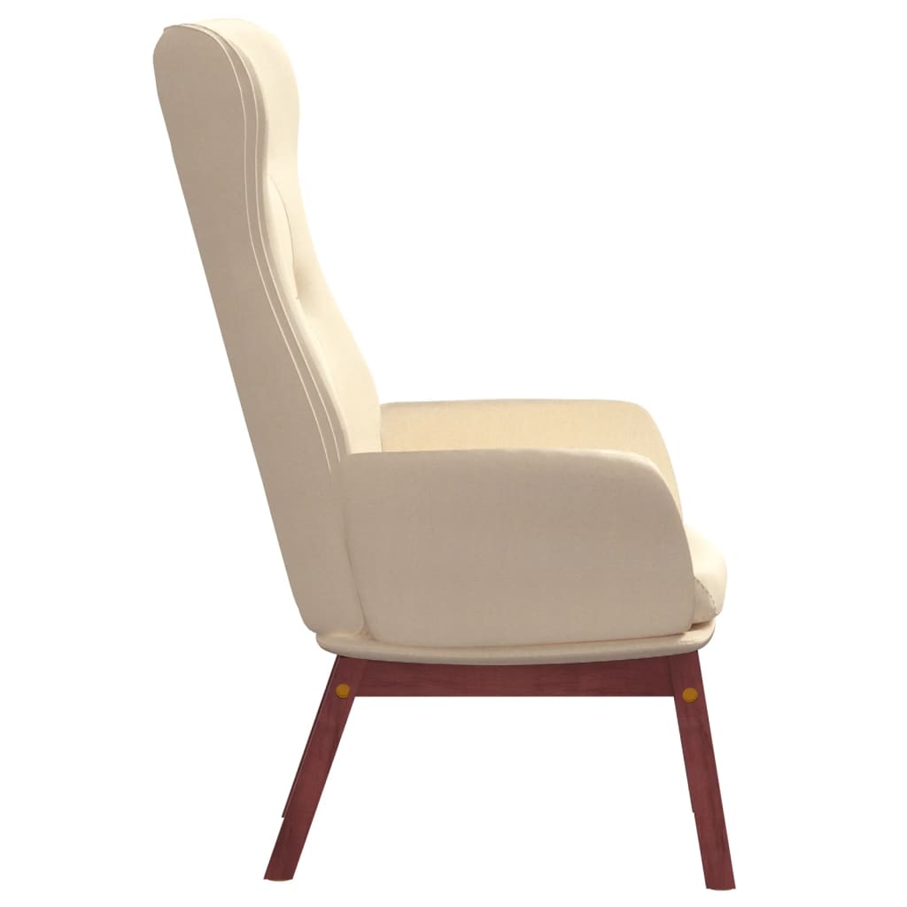 Scaun de relaxare, crem, material textil GartenMobel Dekor