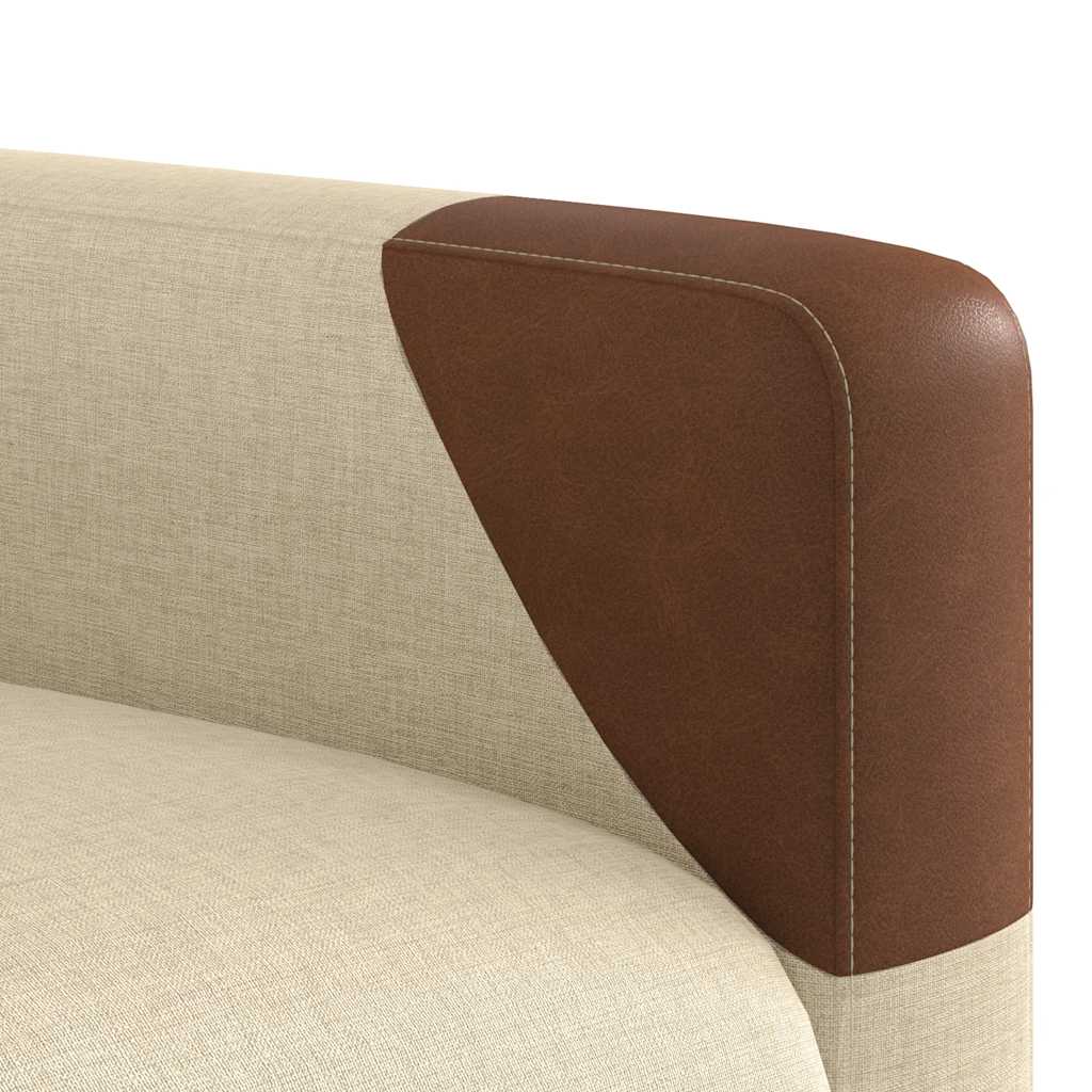 Fotoliu rabatabil electric, crem, material textil GartenMobel Dekor