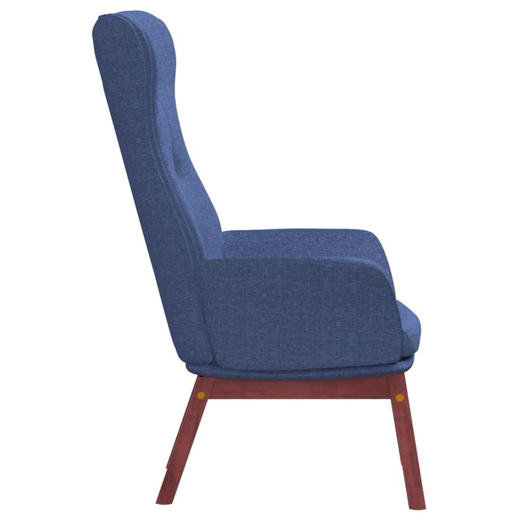 Scaun de relaxare, albastru, material textil GartenMobel Dekor
